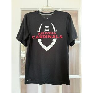 Nike Dri Fit Arizona Cardinals Black Short Sleeve Shirt NFL Football